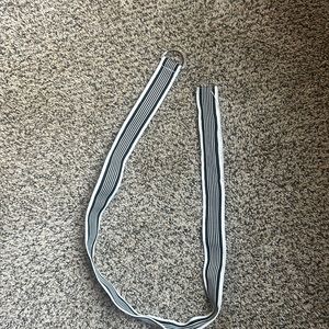 Black and white striped belt, Kids